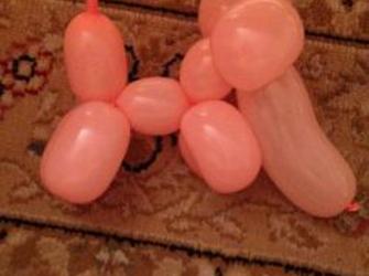 Elefant aus Modellierballons basteln Schritt 14