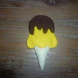 Eis am Stiel mit Smiley aus Filz selbst basteln Schritt 10