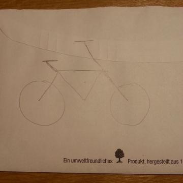 Wie malt man ein Fahrrad Schritt 9