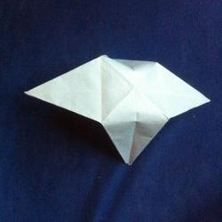 Origami Stern aus Papier falten Schritt 13