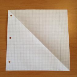 Sternschachtel aus Papier basteln Schritt 1