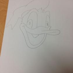 Wie malt man Donald Duck Schritt 8