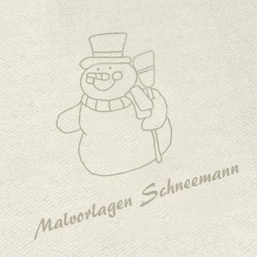 Malvorlagen Schneemann