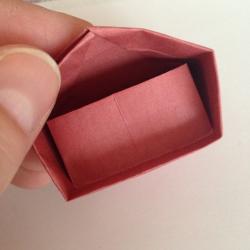 Origami Box in a Box basteln Schritt 21