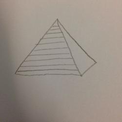 Wie malt man eine Pyramide Schritt 5