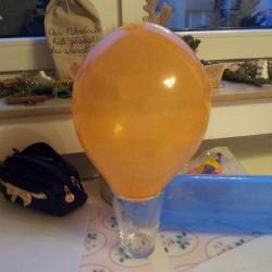 Ballongesichter aus Papier basteln Schritt 2