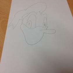 Wie malt man Donald Duck Schritt 6