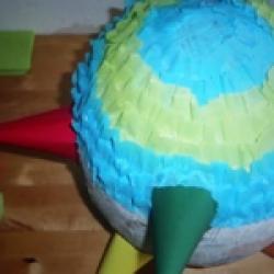 Pinata selbst basteln Schritt 7